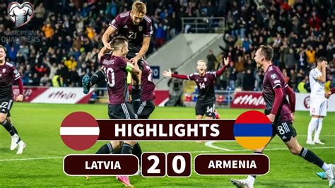 armenia latvia highlights euro